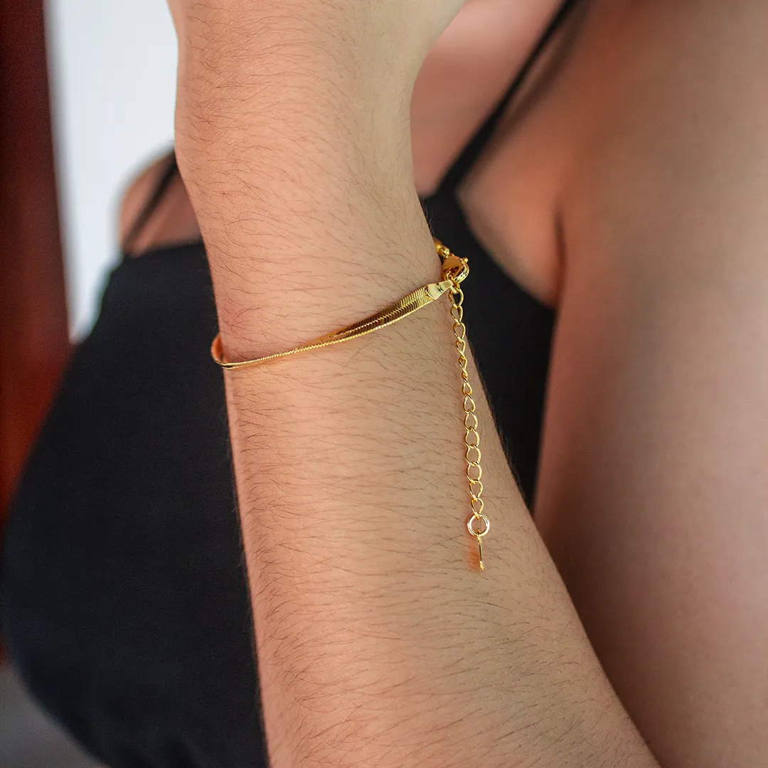 PULSEIRA CORRENTE FITA 3MM PULSEIRA CORRENTE FITA 3MM