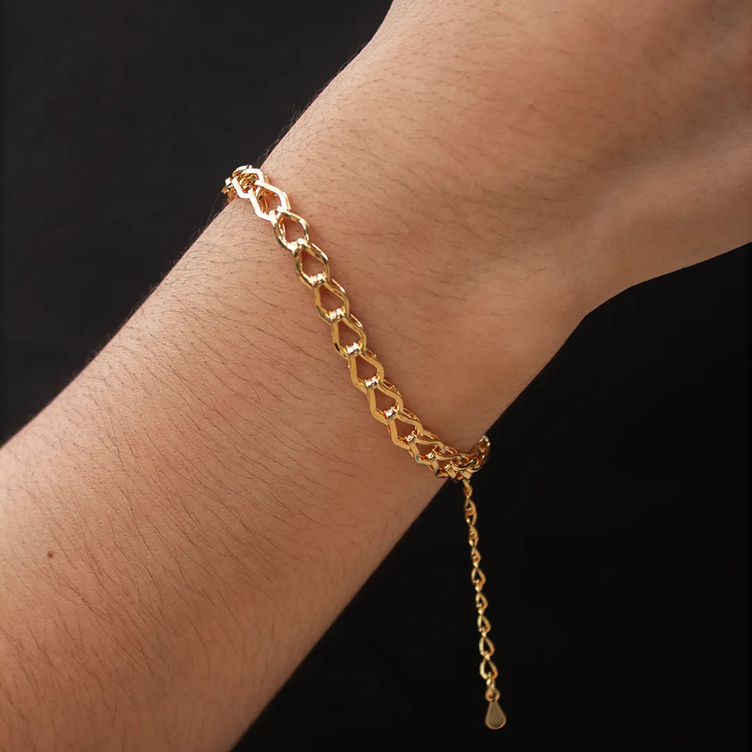 PULSEIRA CORRENTE GOTAS DUPLAS PULSEIRA CORRENTE GOTAS DUPLAS