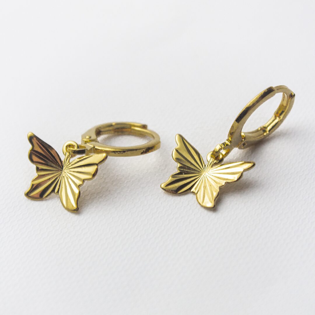 BRINCO BORBOLETA DIAMANTADA BRINCO BORBOLETA DIAMANTADA